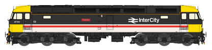 Highly Detailed Premium Weathered Class 47 Intercity Executive 'Thames' No.47611 Diesel Locomotive