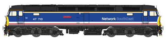 Class 47 Revised Network SouthEast No.47710 Diesel Locomotive - DCC Sound