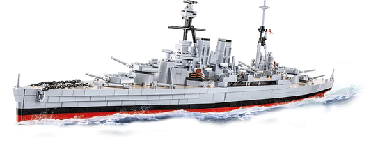 HMS Hood WWII (2613 pcs) Model Kit