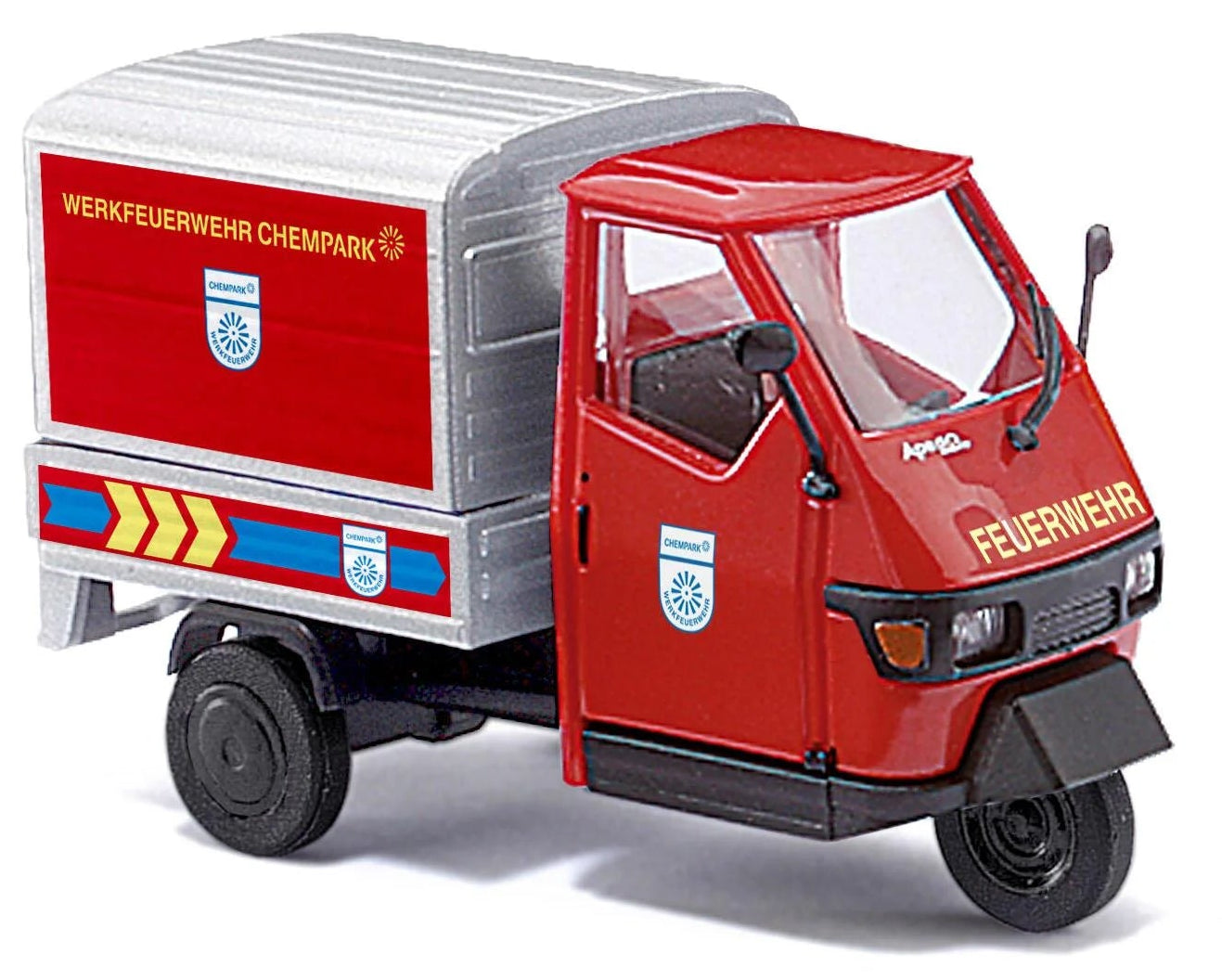 BUS48449 Piaggio Ape 50, Chempark plant fire brigade