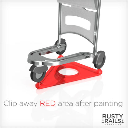 OO Gauge Luggage Trolley (Pack of 6) - Unpainted