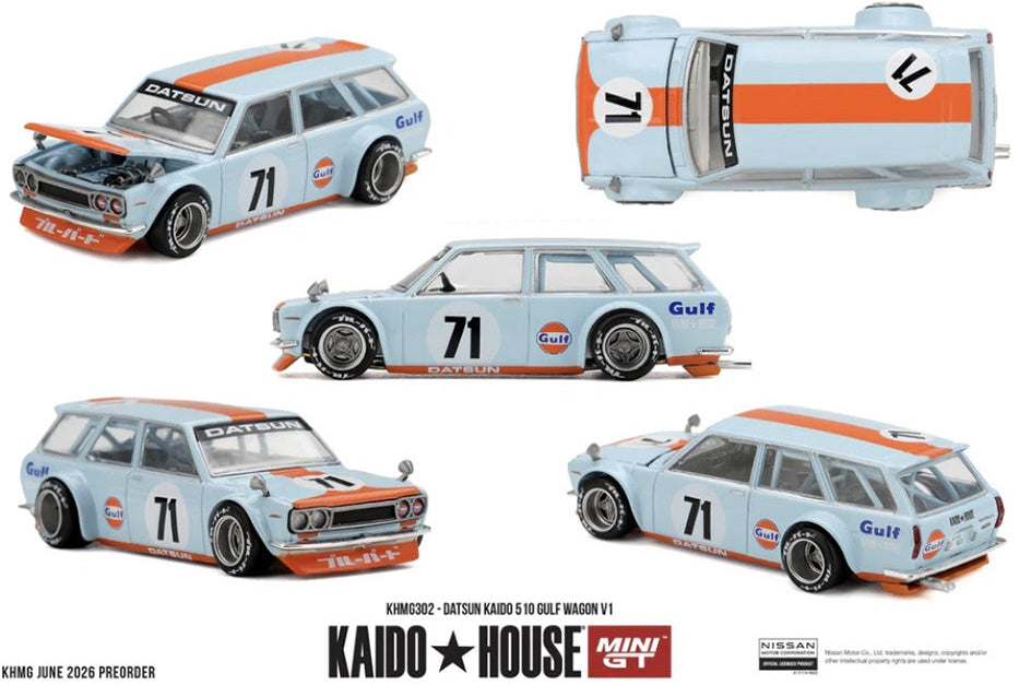 MGTKHMG302 Datsun Kaido 510 Gulf Wagon V1