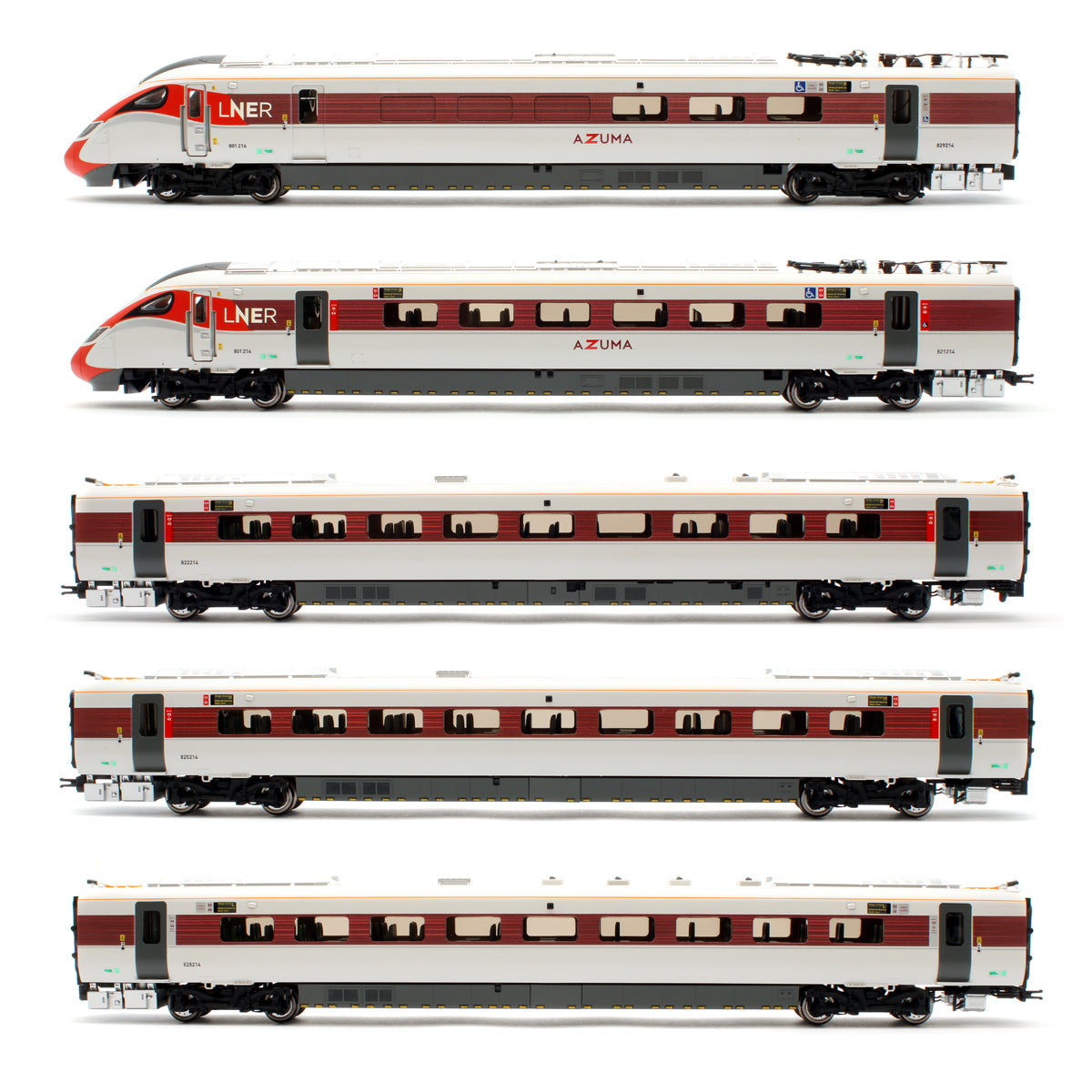 Pre-Owned R3965 Class 801/2 'Azuma' 5-Car EMU LNER Train Pack - DCC Sound