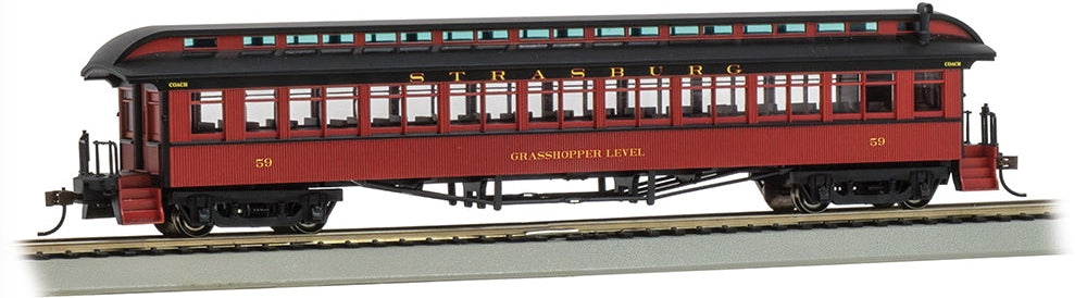 BAC12807 1900S Era 60' Passenger Car Strasburg Rail Rd #59 "Grasshopper Level"