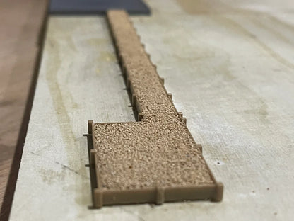 OO Gauge Wooden Walkway Trough (Single Pack) - Unpainted