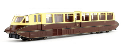 Pre-Owned Streamlined Railcar GWR Lined Chocolate/Cream Diesel Locomotive No.12