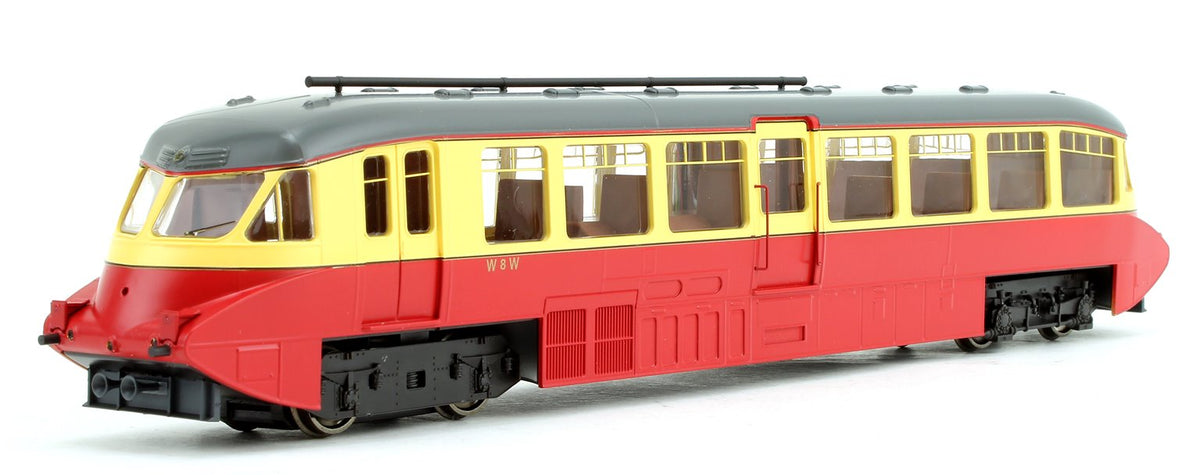 Pre-Owned Streamlined Railcar BR Lined Carmine/Cream Diesel Locomotive No.W8 - DCC Fitted
