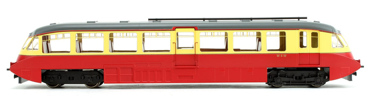 Pre-Owned Streamlined Railcar BR Lined Carmine/Cream Diesel Locomotive No.W8 - DCC Fitted