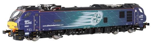 Pre-Owned Class 88 'Revolution' 88001 DRS Electro-Diesel Locomotive (DCC Sound & Working Pantograph)