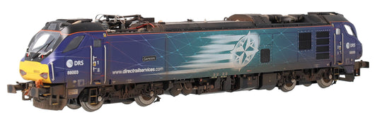 Highly Detailed Premium Weathered Class 88 'Genesis' 88003 DRS Electro-Diesel Locomotive (DCC Sound & Working Pantograph)