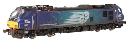 Highly Detailed Premium Weathered Class 88 'Electra' 88007 DRS Electro-Diesel Locomotive