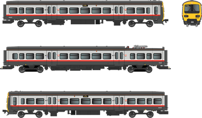 Class 323 323227 Regional Railways Greater Manchester PTE 3 Car EMU Set