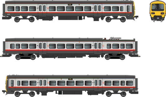 Class 323 323227 Regional Railways Greater Manchester PTE 3 Car EMU Set