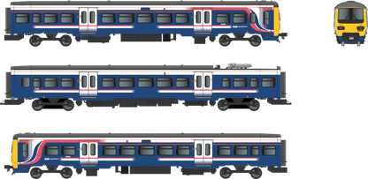 Class 323 First North Western “Barbie” with Northern branding 3 Car EMU Set