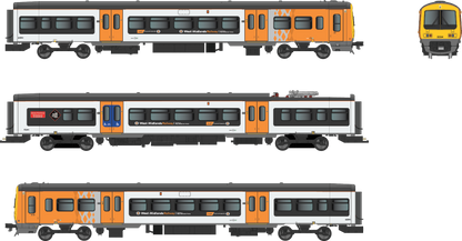 Class 323 323241 West Midlands Trains 3 Car EMU Set