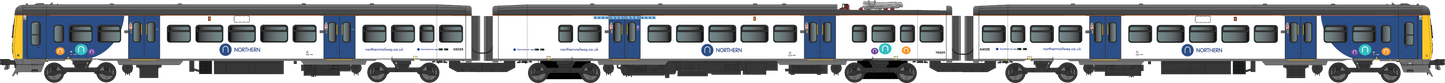 Class 323 323225 Northern New – White / Blue 3 Car EMU Set