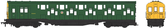 Bulleid Class 4DD Double Decker 4 Car EMU 4002/4902 BR Green with Full Yellow Ends - DCC Fitted