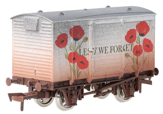 4F-011-204 Ventilated Van Lest We Forget Poppy - Weathered