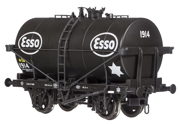 Dapol 4F-059-004 14T Tank Wagon Class B Shell Esso Black 1914 – Rails ...