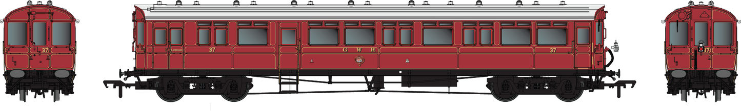 Autocoach GWR 37 Lined Crimson Lake