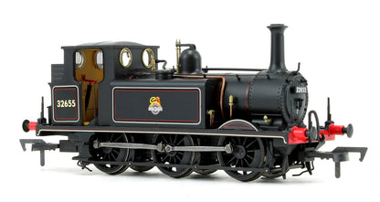 Pre-Owned Stroudley Terrier A1X Class BR Lined Black Early Crest 0-6-0 Tank Locomotive No.32655 DCC Fitted
