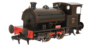 Hawthorn Leslie 0-4-0 Black Lined Red `Henry' - Steam Tank Locomotive - DCC Fitted