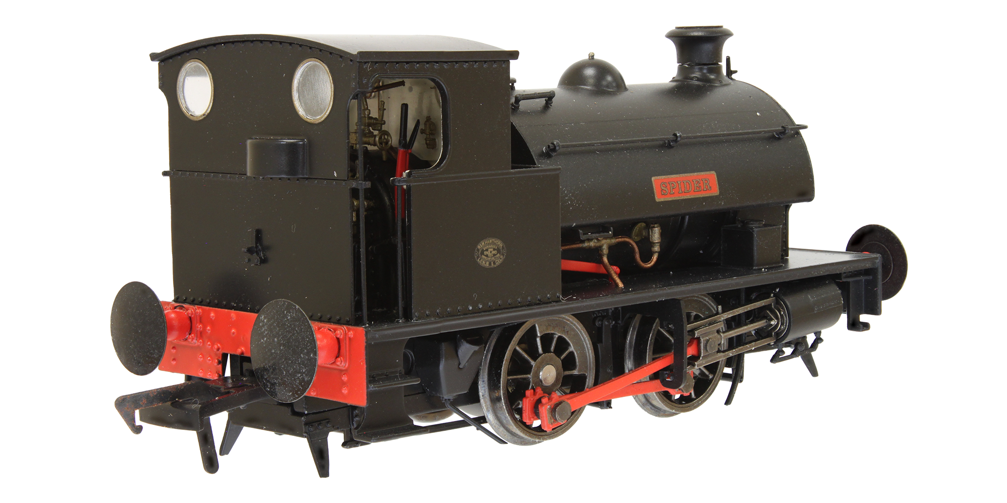 Dapol 4S-024-007D Hawthorn Leslie 0-4-0 Green `Spider' Black Park ...