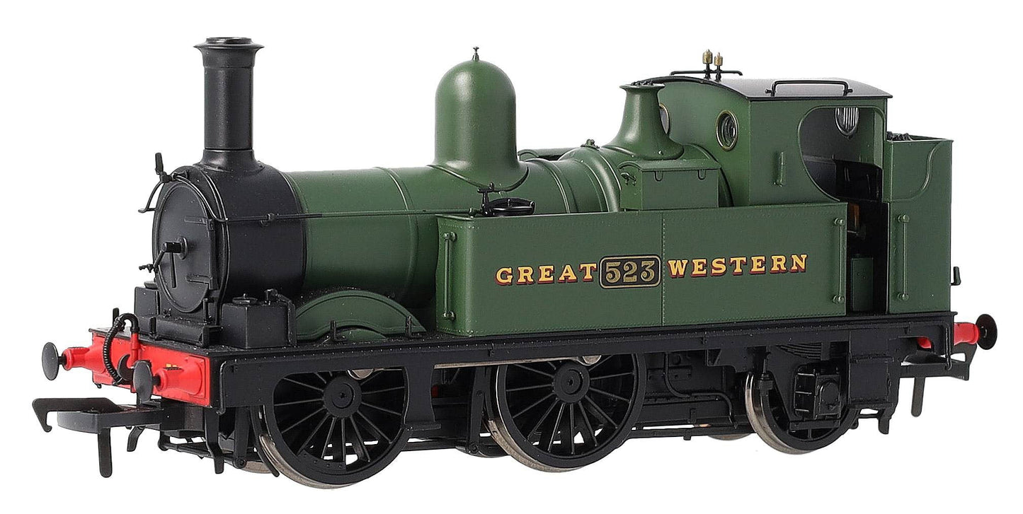 Pre-Owned 4S-517-004 GWR 517 Class 0-4-2 523 G.W. Green 'Great Western' Steam Locomotive DCC Fitted