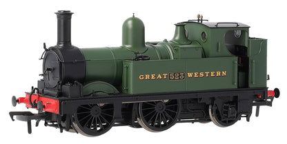 Pre-Owned 4S-517-004 GWR 517 Class 0-4-2 523 G.W. Green 'Great Western' Steam Locomotive DCC Fitted