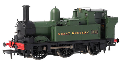 4S-517-005S GWR 517 Class 0-4-2 1159 G.W. Green 'Great Western' Steam Locomotive - DCC Sound
