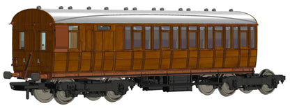 Quad Art Set No. 74A LNER Teak Preserved Set 4 Coach Pack