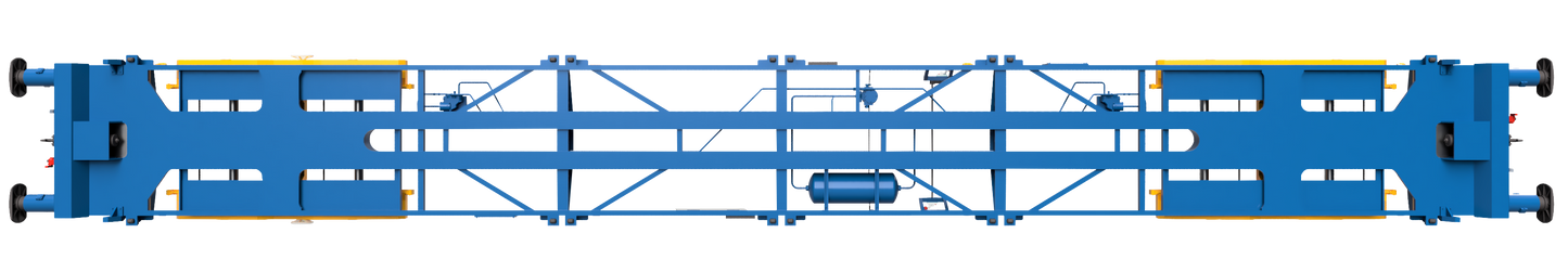 PFA 93419 Tiphook Blue VNH-1 Bogies Blue Body