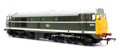 Pre-Owned ACC2740-5674DCC Class 31 No.5674 BR Green (full yellow ends, LU trip cock & tabet catcher recess) Diesel Locomotive (DCC Sound)