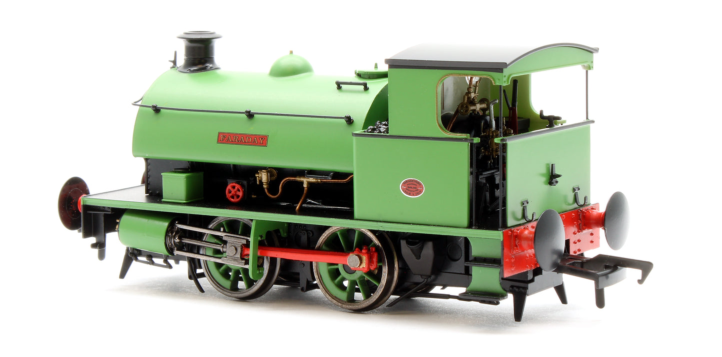 Hawthorn Leslie 0-4-0 Green `Faraday' - Steam Tank Locomotive - DCC Fitted