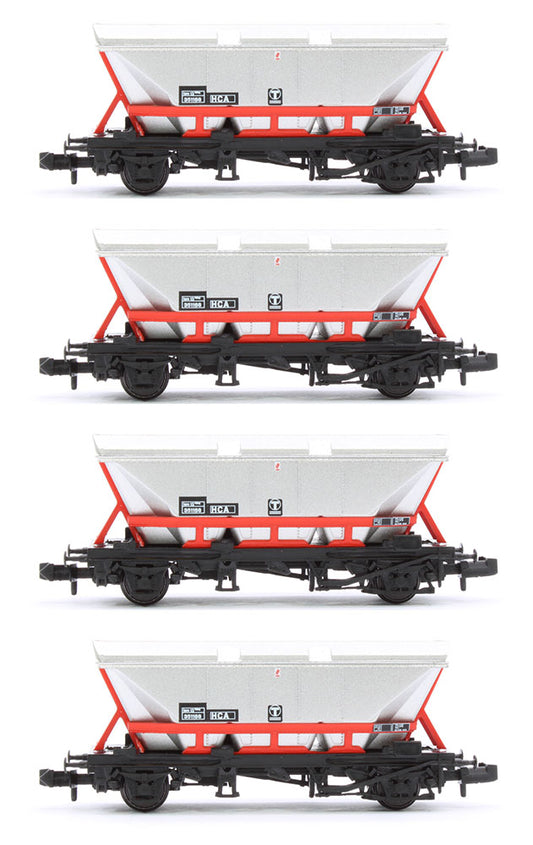 Set of 4 BR HCA Hopper Wagons Transrail No.351168