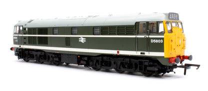 Pre-Owned Class 31 No. D5803 BR Green Full Yellow Ends BR Arrows Diesel Locomotive (DCC Sound)