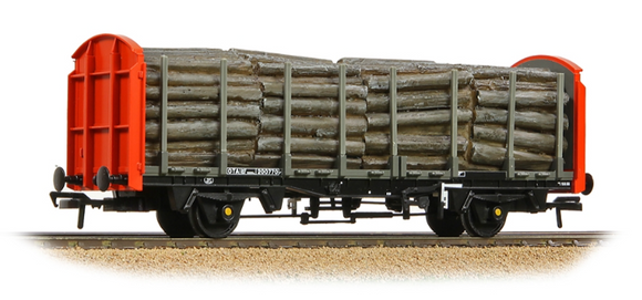BR OTA Timber Wagon BR Railfreight Red (With Load) No.200770