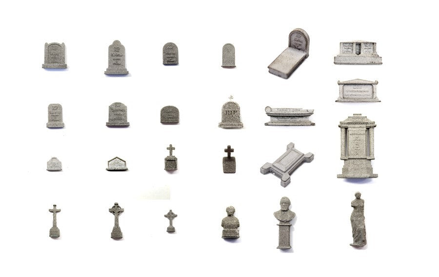 Gravestones - UNPAINTED - BULK PACK