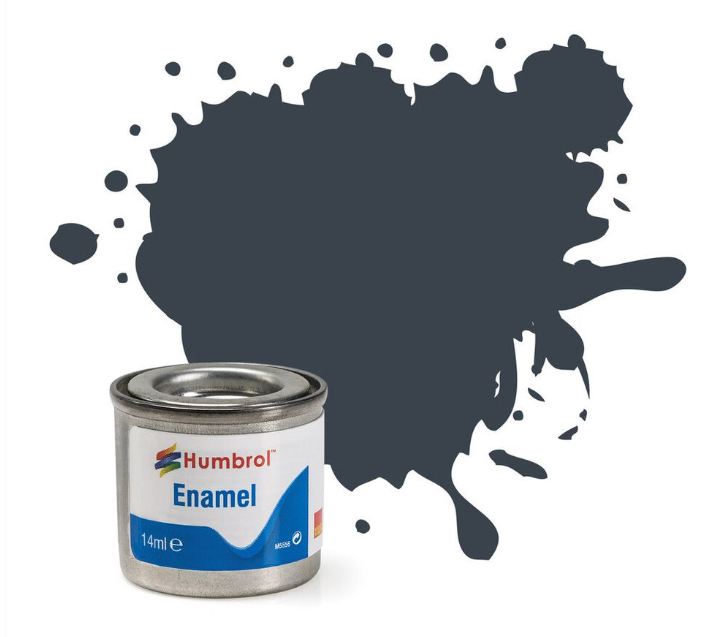 No 32 Dark Grey Matt Enamel Paint (14ml)