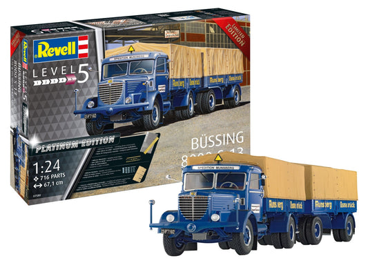 Bussing 8000 S13 W/Trailer Platinum Edition (1:24 Scale) Model Kit