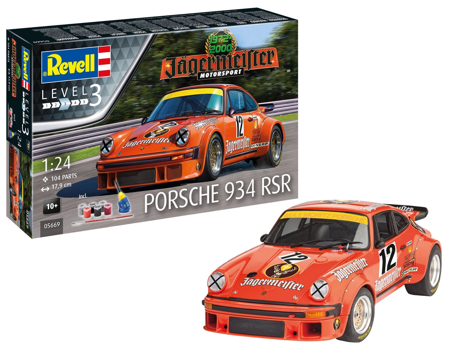 50 Years Of Jagermeister Motorsport Gift Set (1:24 Scale) Model Kit