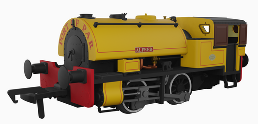 Port of Par Bagnall - 'Alfred' Port of Par Yellow (As Preserved) Steam Locomotive - DCC Sound