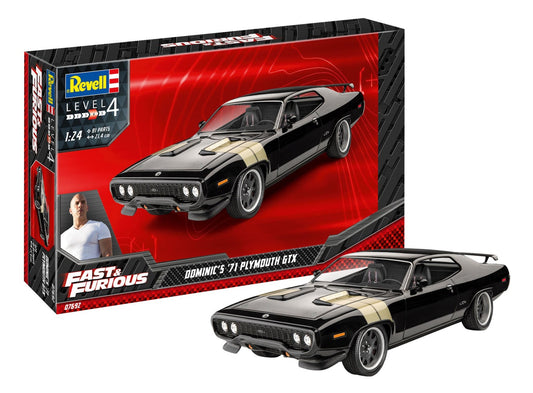 Fast & Furious Dom's 1971 Plymouth GTX (1:25 Scale) Model Kit