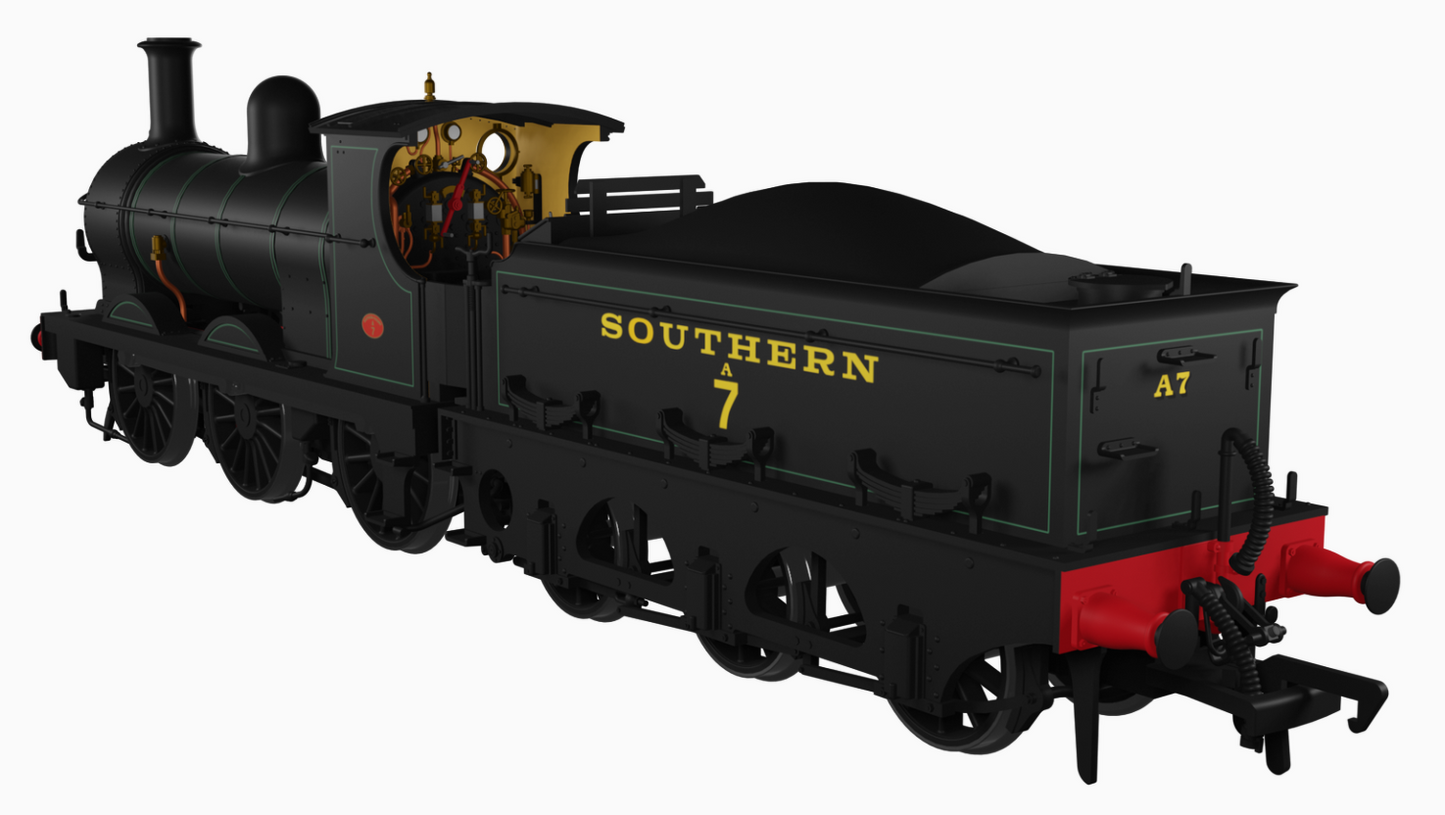 SECR O1 No.A7 SR Lined Black (Egyptian Lettering) Steam Locomotive