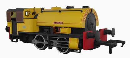 Port of Par Bagnall - 'Alfred' Port of Par Yellow (As Preserved) Steam Locomotive - DCC Sound