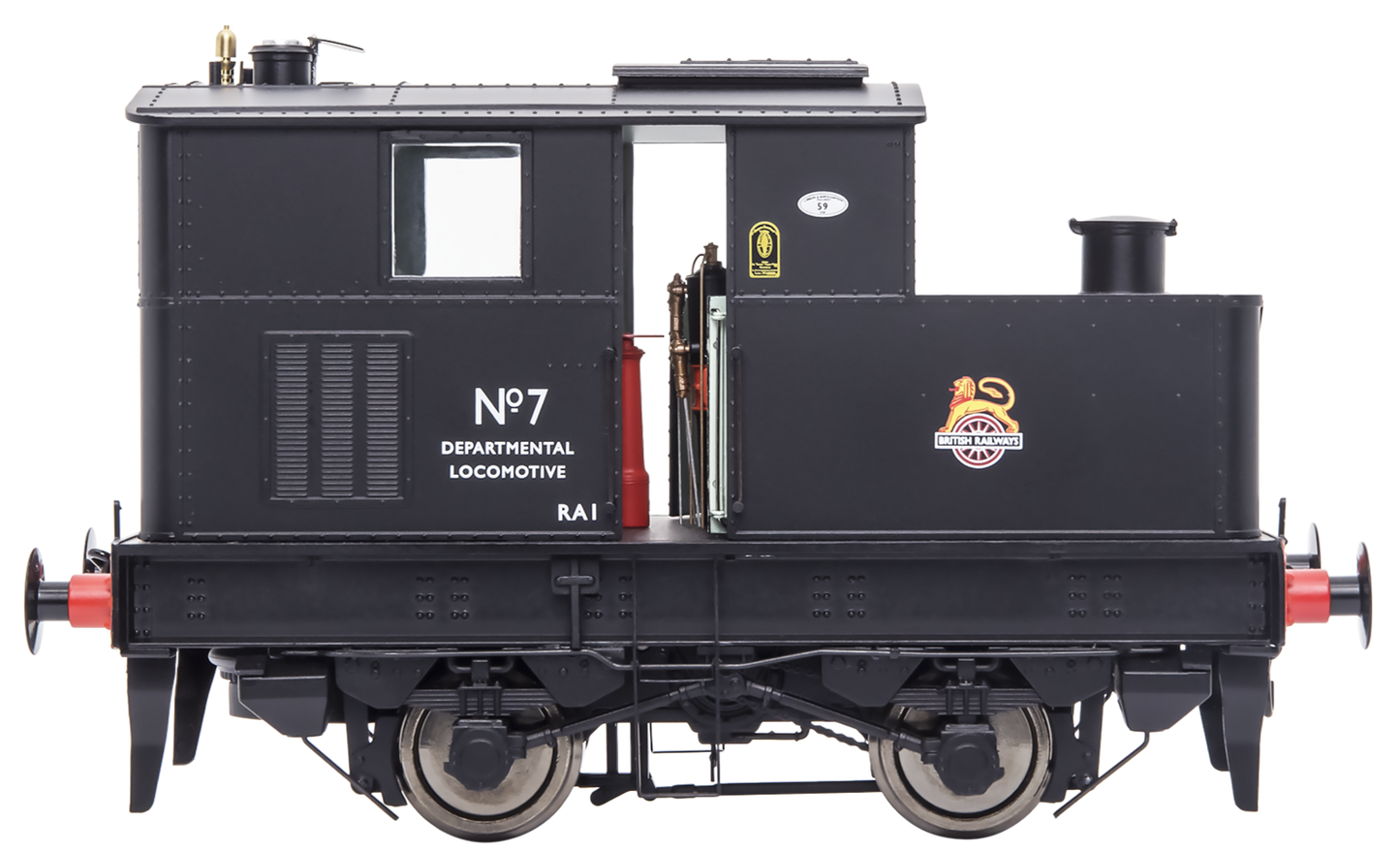 Sentinel Y1/Y3 BR Early Crest Departmental No 7 Steam Locomotive