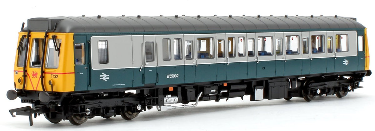 Pre-Owned Class 121 Bubble Car BR Blue Grey Welsh Dragon Diesel Locomotive No.55032