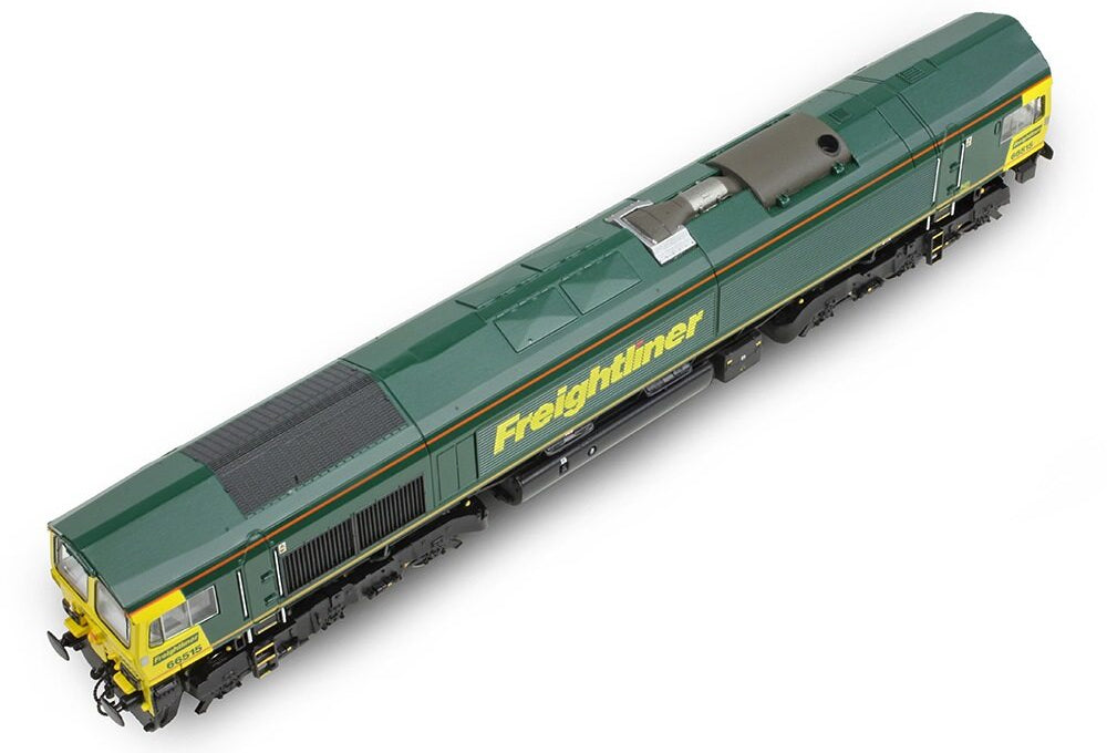 371-385A Class 66/5 66515 Freightliner Green Diesel Locomotive