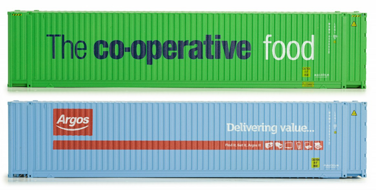 Pre-Owned 4F-028-001 45 Foot Container Hi Cube Twin Pack Argos / Co-Operative