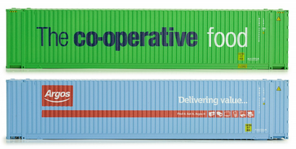 Pre-Owned 4F-028-001 45 Foot Container Hi Cube Twin Pack Argos / Co-Operative